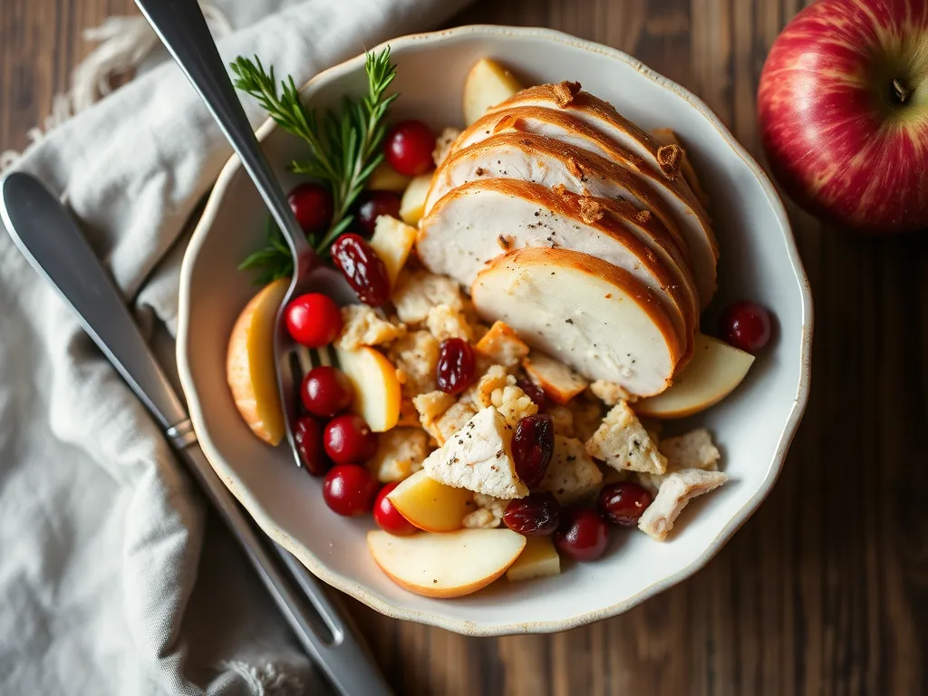 Apple and Cranberry Turkey Dressing