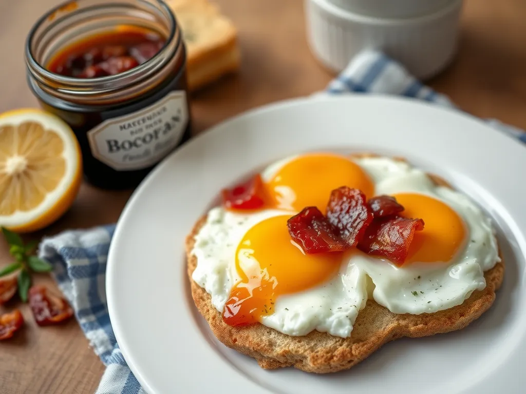 Bacon Jam and Eggs