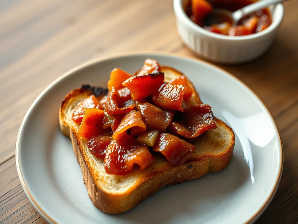 Bacon Jam on Toast