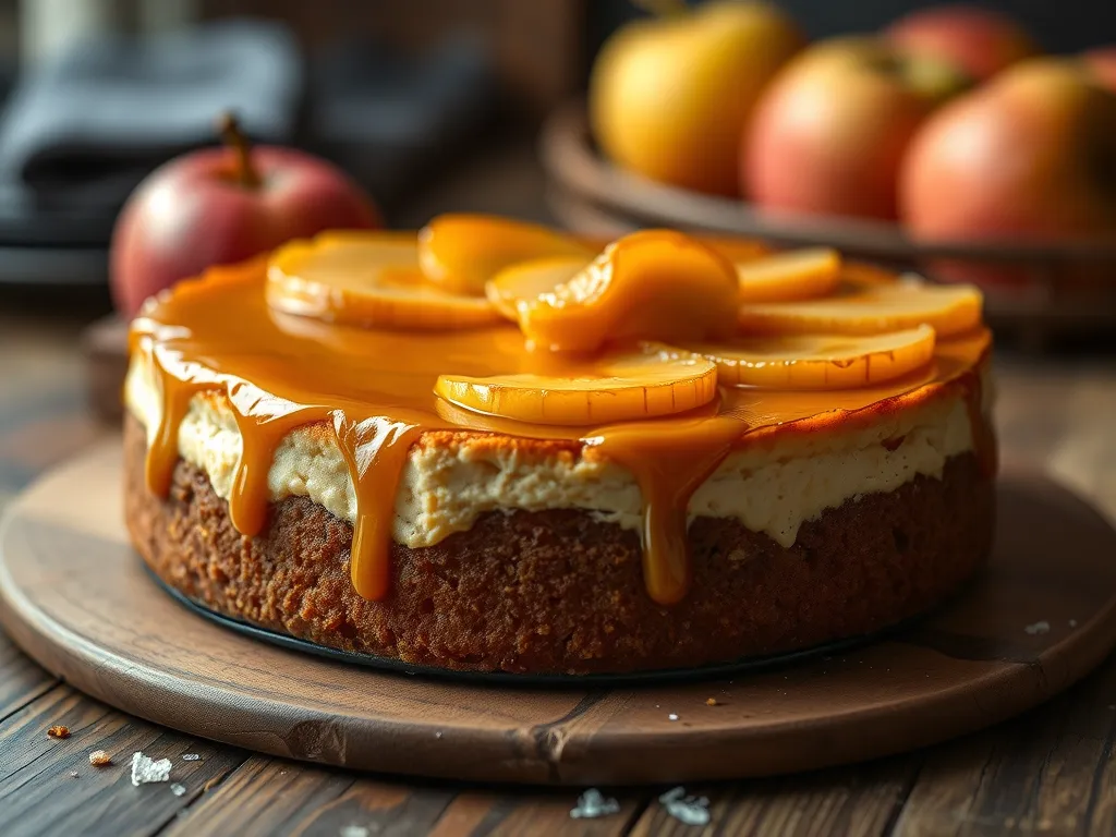 Caramelized Apple Cheesecake