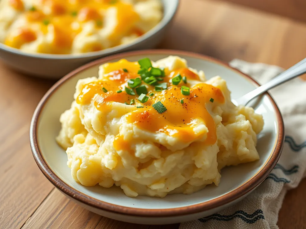 Cheesy Mashed Potato Casserole