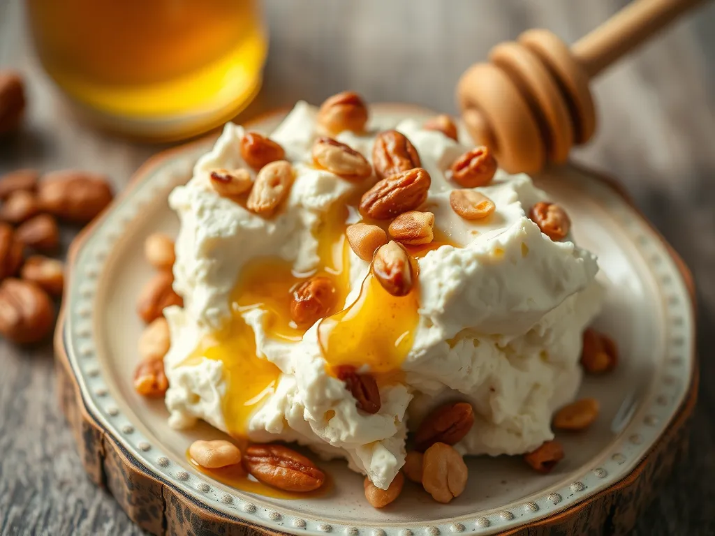 Cottage Cheese with Honey and Nuts