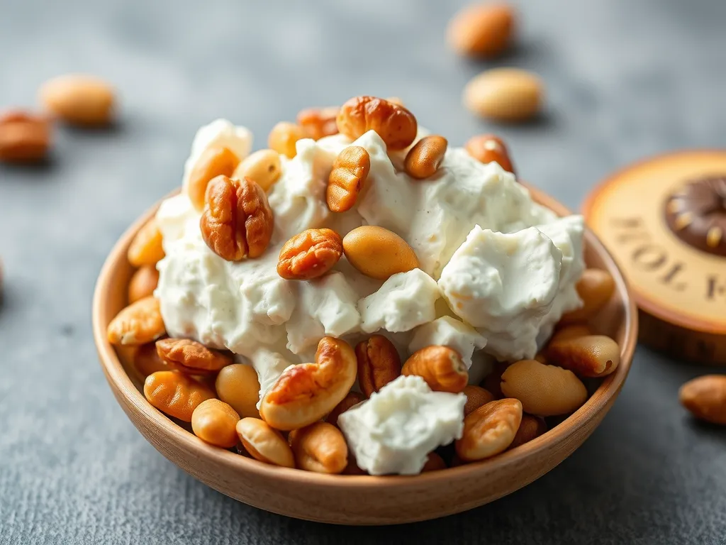 Cottage Cheese with Mixed Nuts