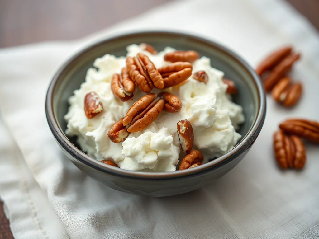 Cottage Cheese with Pecans