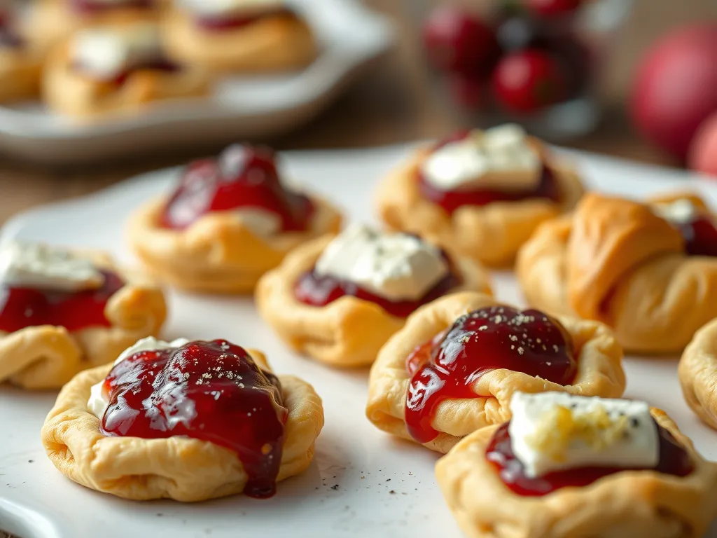 Cranberry Brie Bites