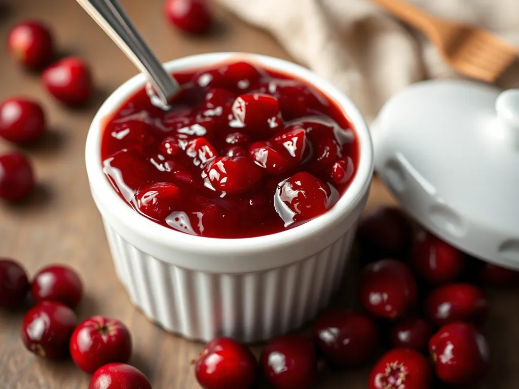 Cranberry Sauce with Maple Syrup