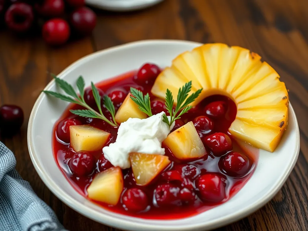 Cranberry Sauce with Pineapple