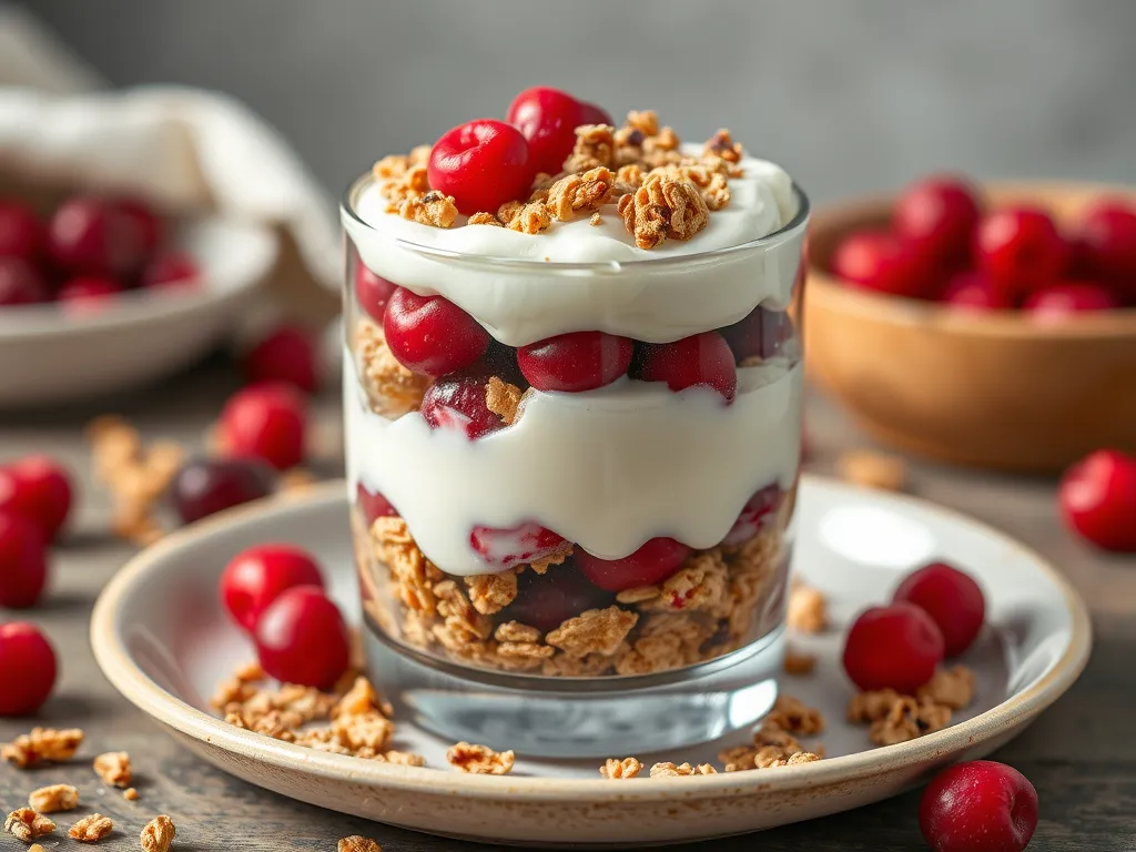 Cranberry Yogurt Parfait