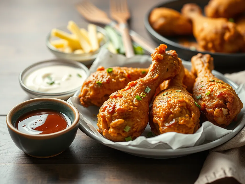 Crispy Air Fryer Chicken Drumsticks