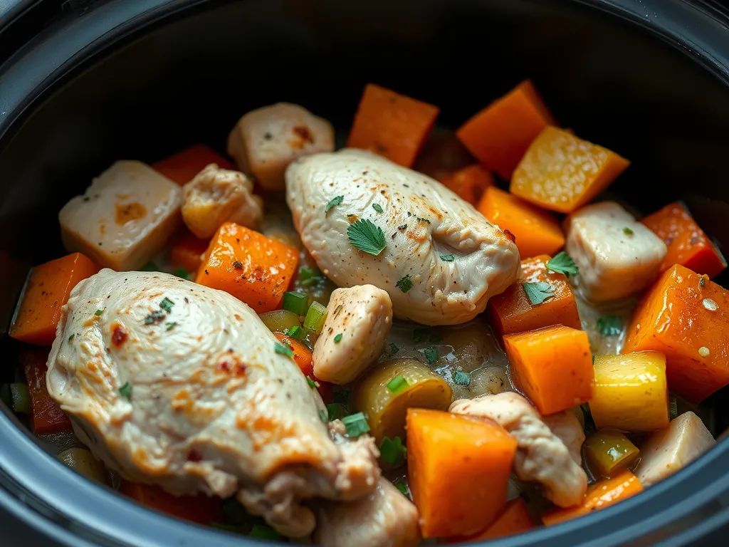 Crockpot Chicken and Vegetables