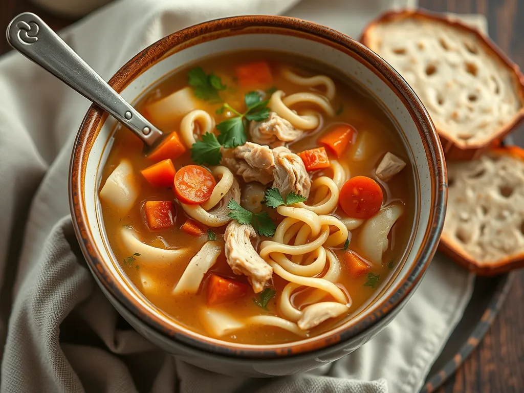 Crockpot Chicken Noodle Soup