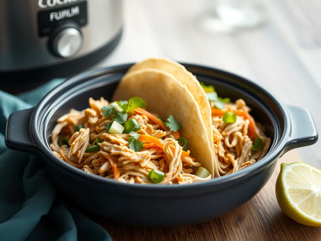 Crockpot Chicken Tacos