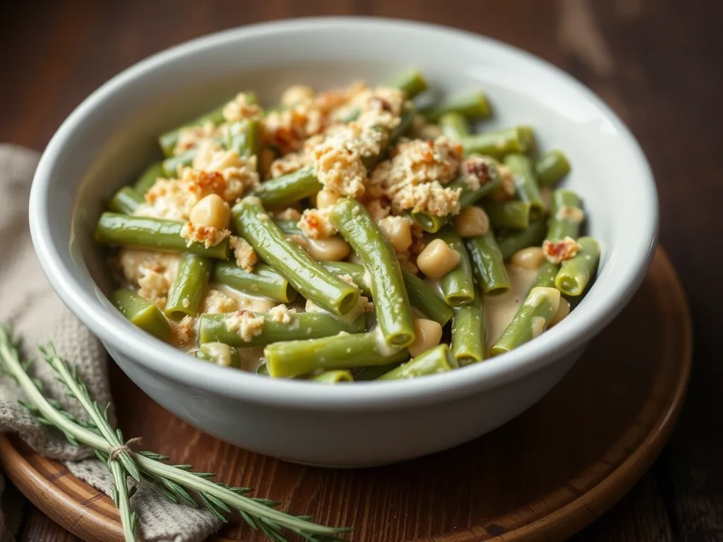 Delicious Slow Cooker Green Bean Casserole