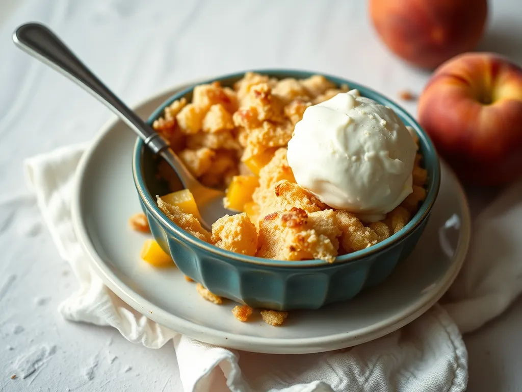 Easy Peach Cobbler