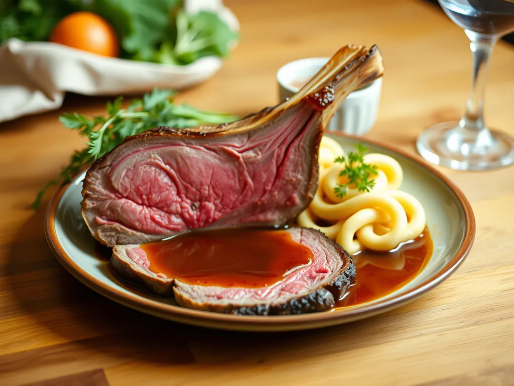 Easy Prime Rib with Au Jus