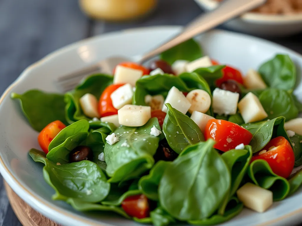 Easy Spinach Salad