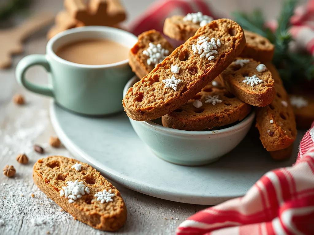 Gingerbread Biscotti