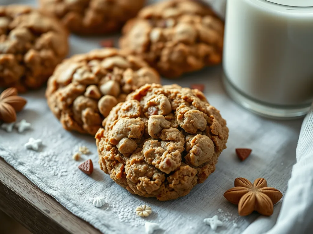 Gingerbread Oatmeal Cookies