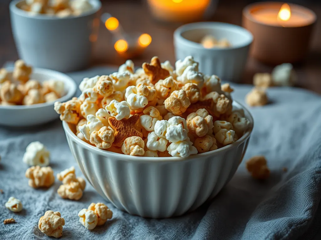 Gingerbread Popcorn