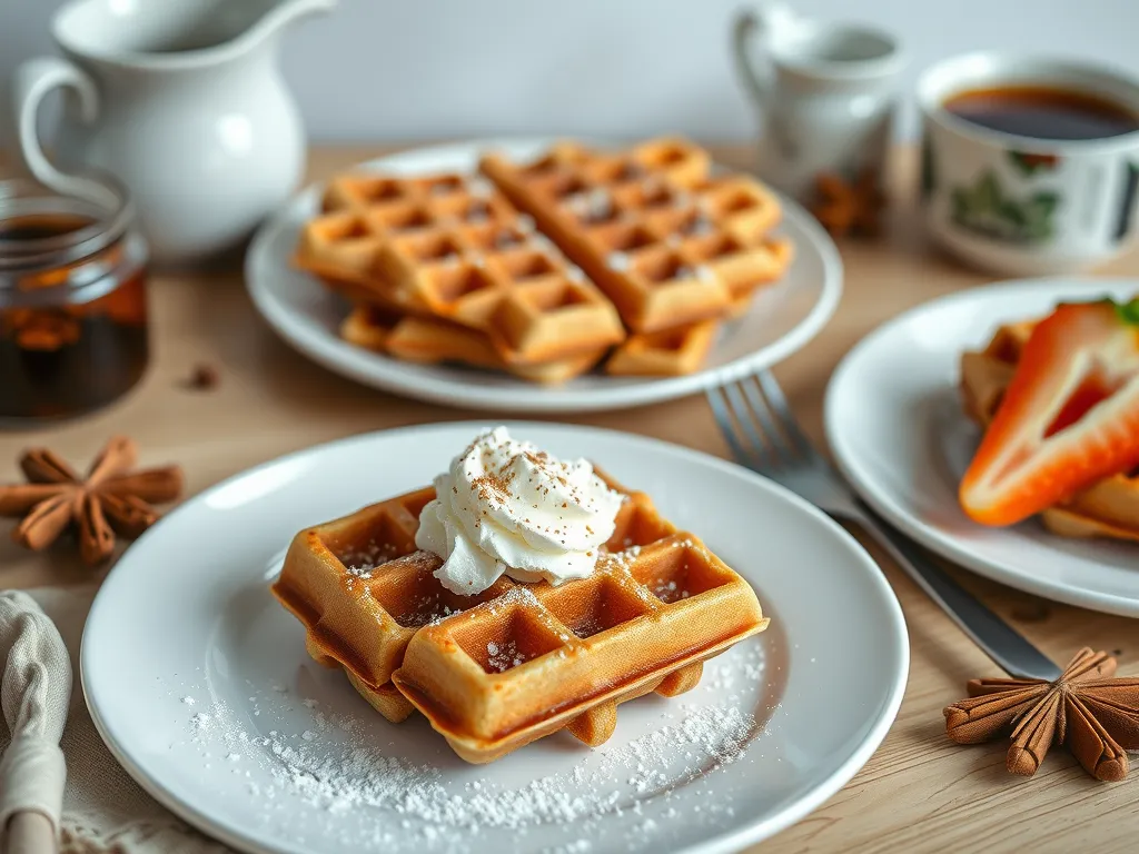 Gingerbread Waffles