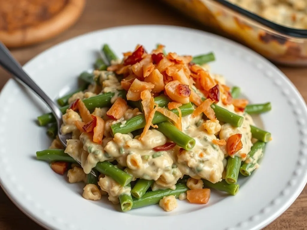 Loaded Green Bean Casserole