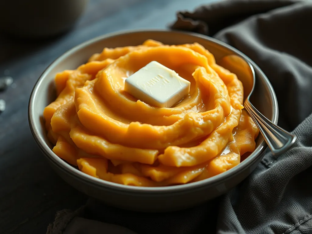 Mashed Yams with Butter