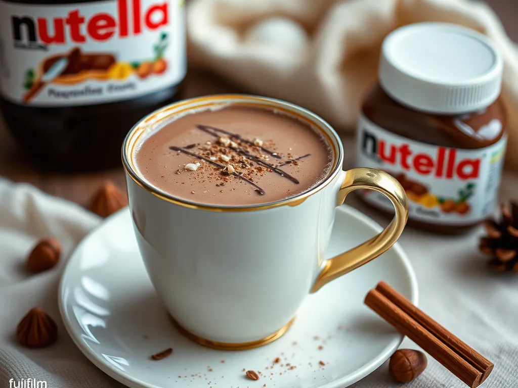 Nutella Hot Chocolate with Frangelico