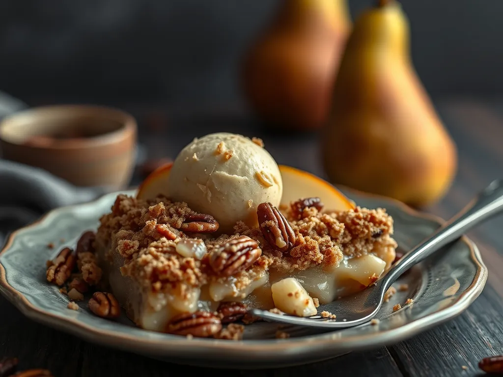 Pear Pecan Crumble