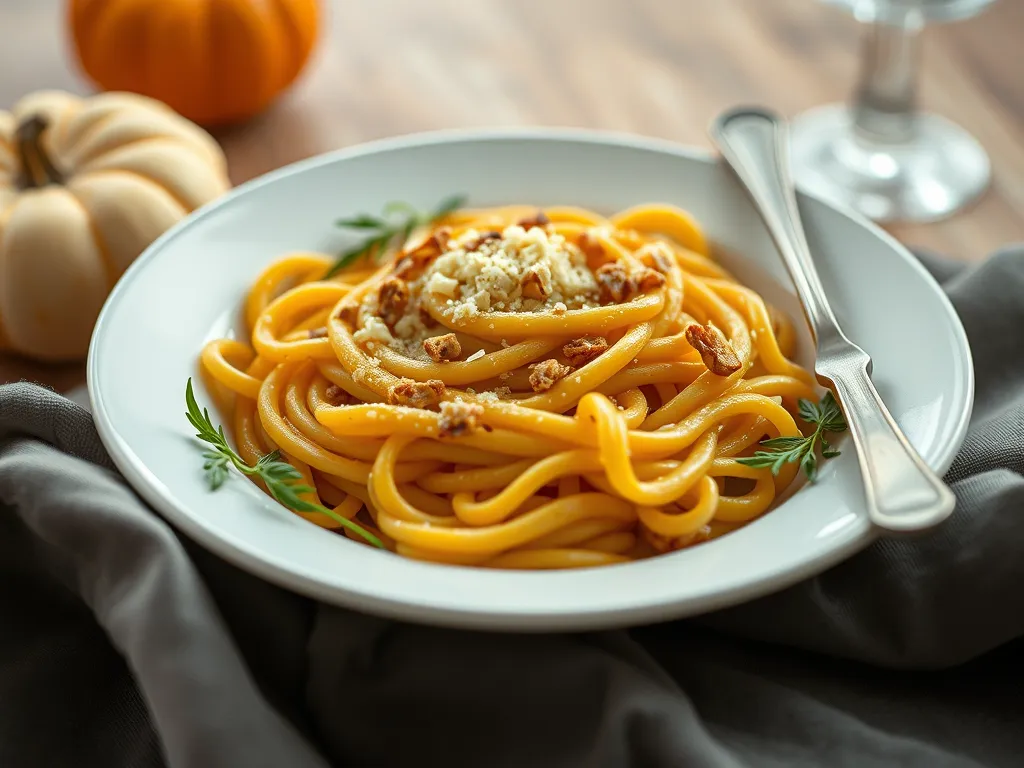 Pumpkin Pasta Alla Vodka