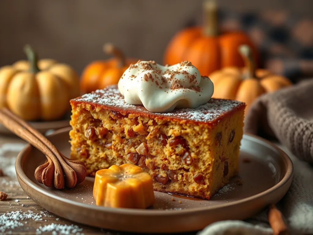 Pumpkin Spiced Bread Pudding