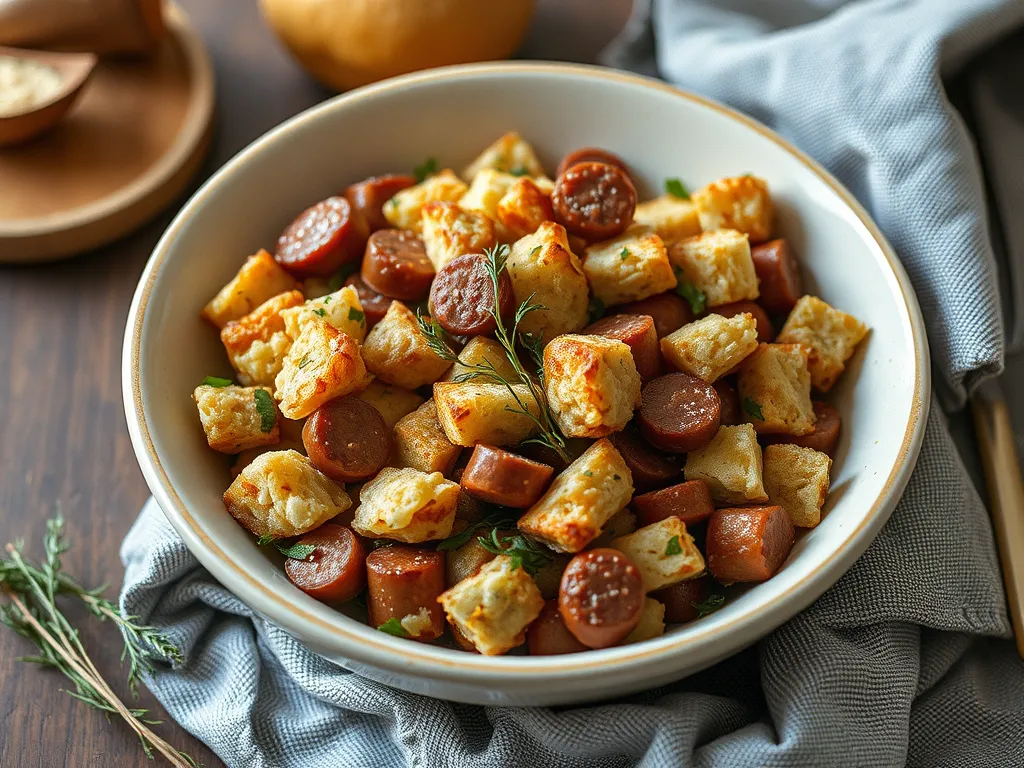 Savory Sausage Stuffing