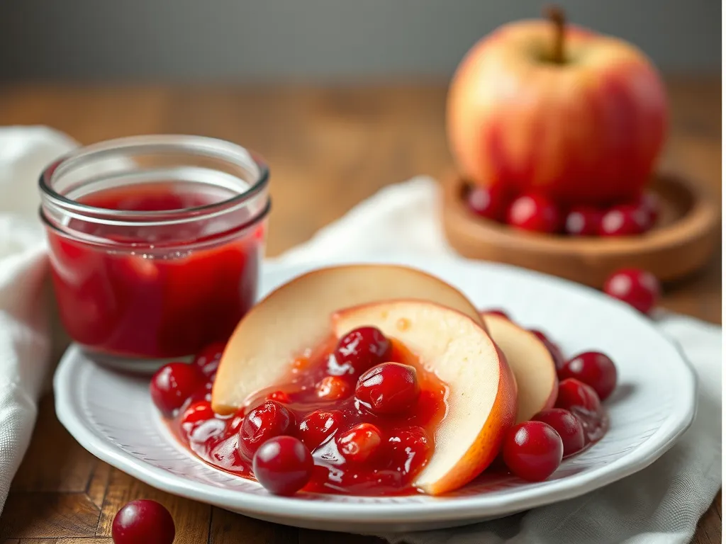 Simple Apple Cranberry Sauce