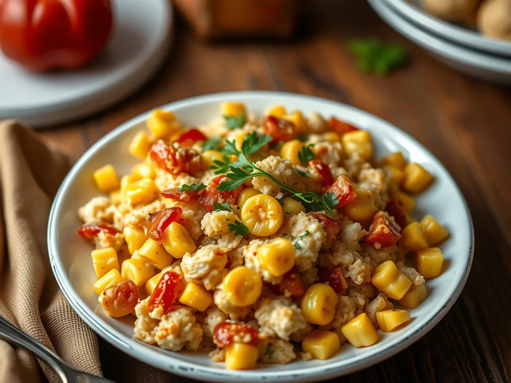 Simple Turkey Dressing with Cornbread