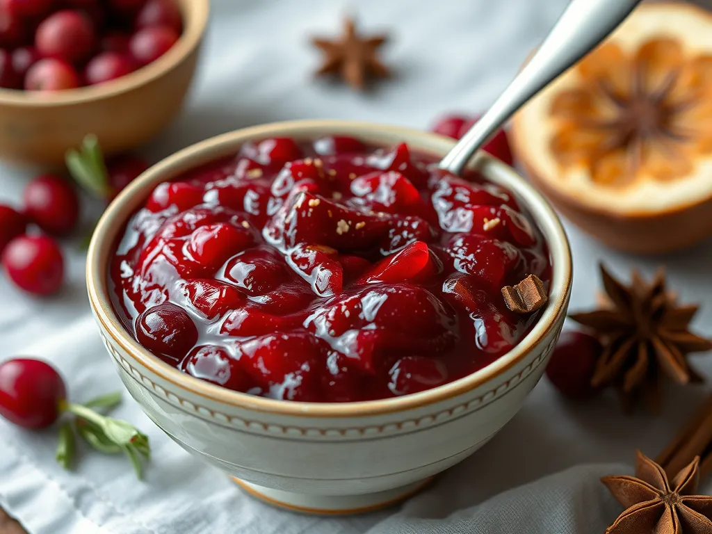 Spiced Cranberry Sauce