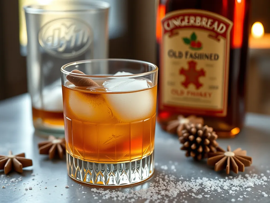 Spiced Gingerbread Old Fashioned