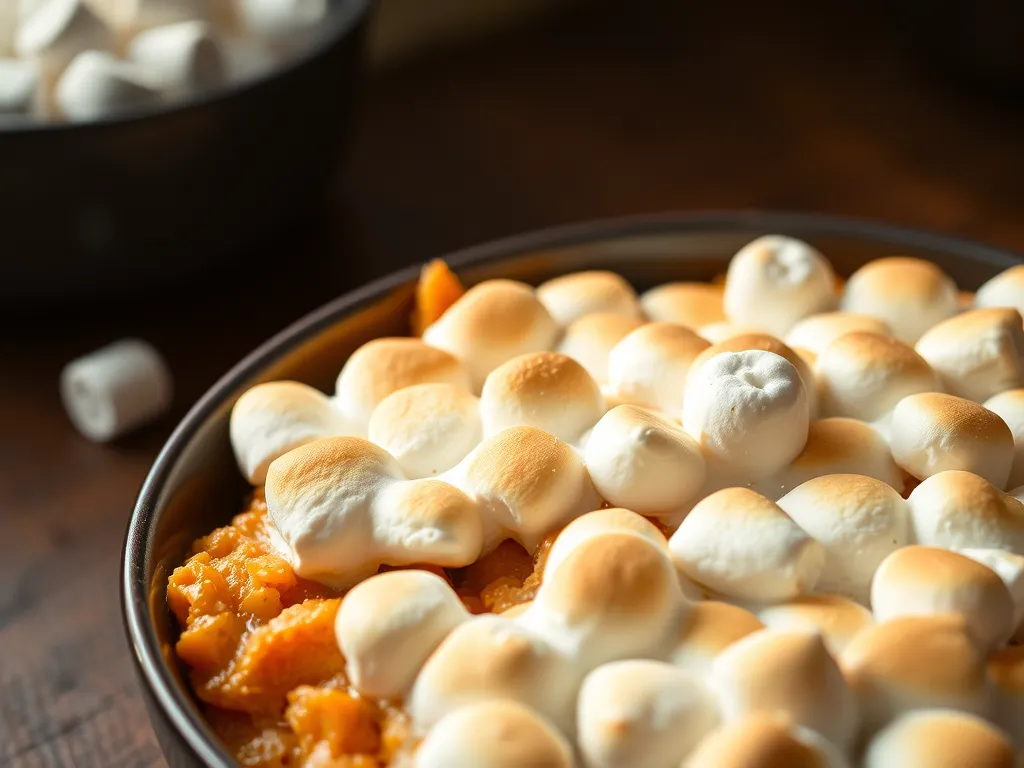 Sweet Potato Casserole with Marshmallows