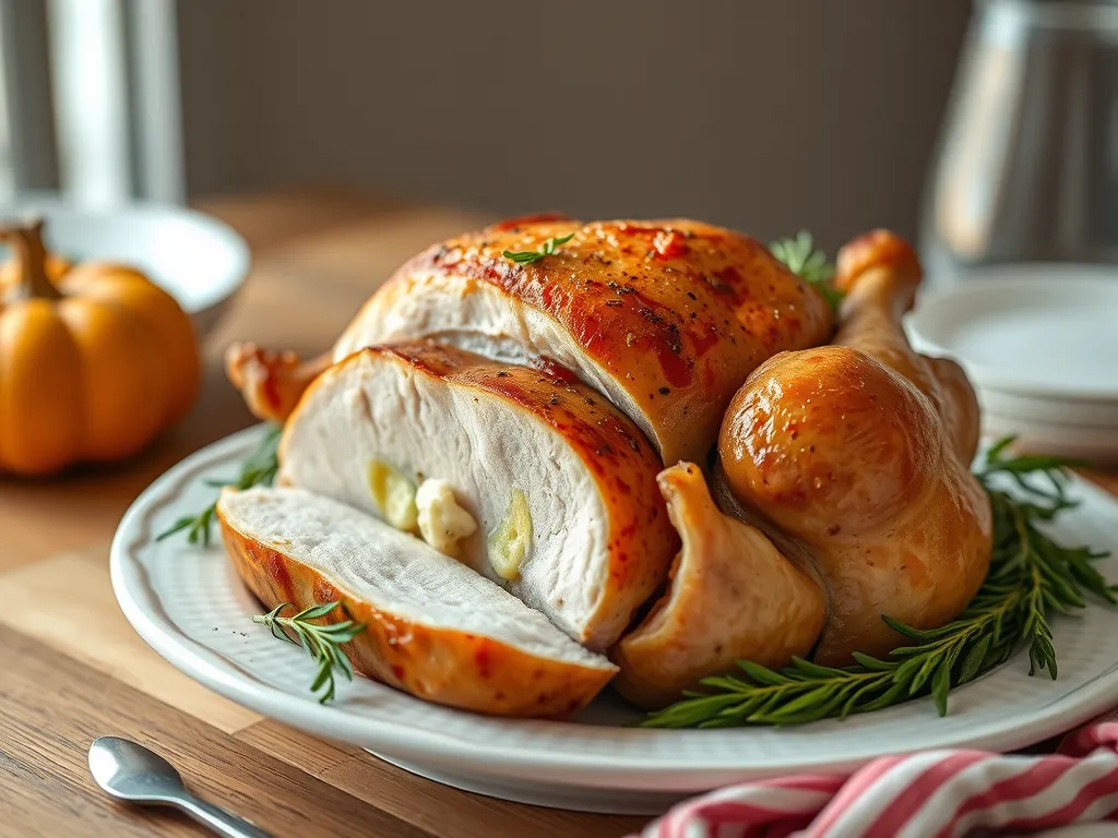 Thanksgiving Turkey with Herb Butter