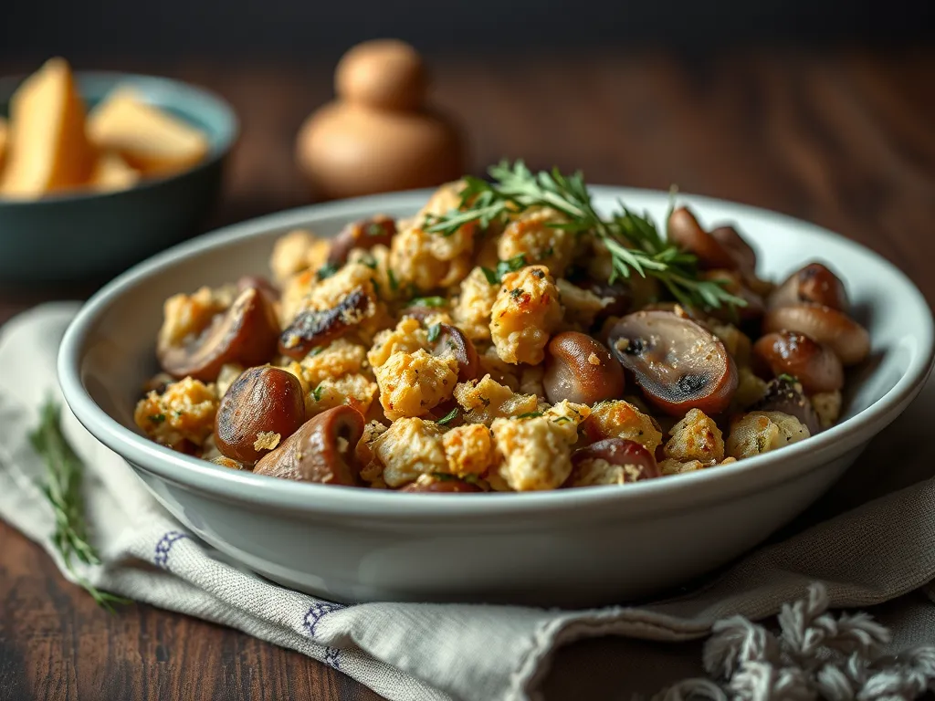 Vegetarian Mushroom Stuffing